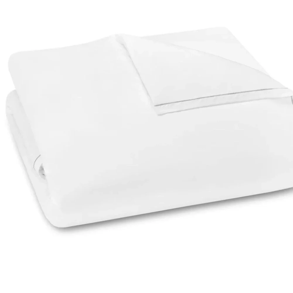Amalia Home Collection Dalila Queen Duvet Cover in White and Silver